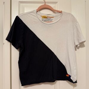 Aviator Nation Monochrome Diagonal Tee